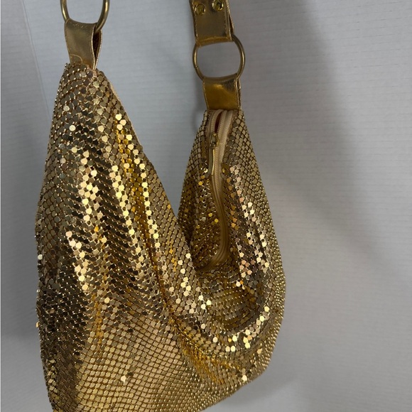 Vintage Gold Mesh Evening purse - Picture 7 of 8